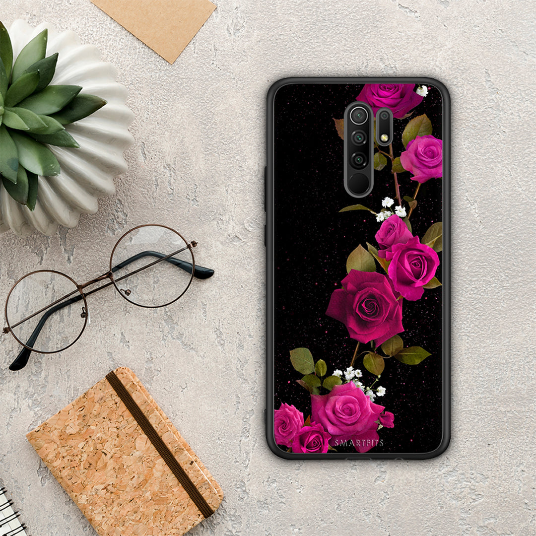 Flower Red Roses - Xiaomi Redmi 9 / 9 Prime θήκη