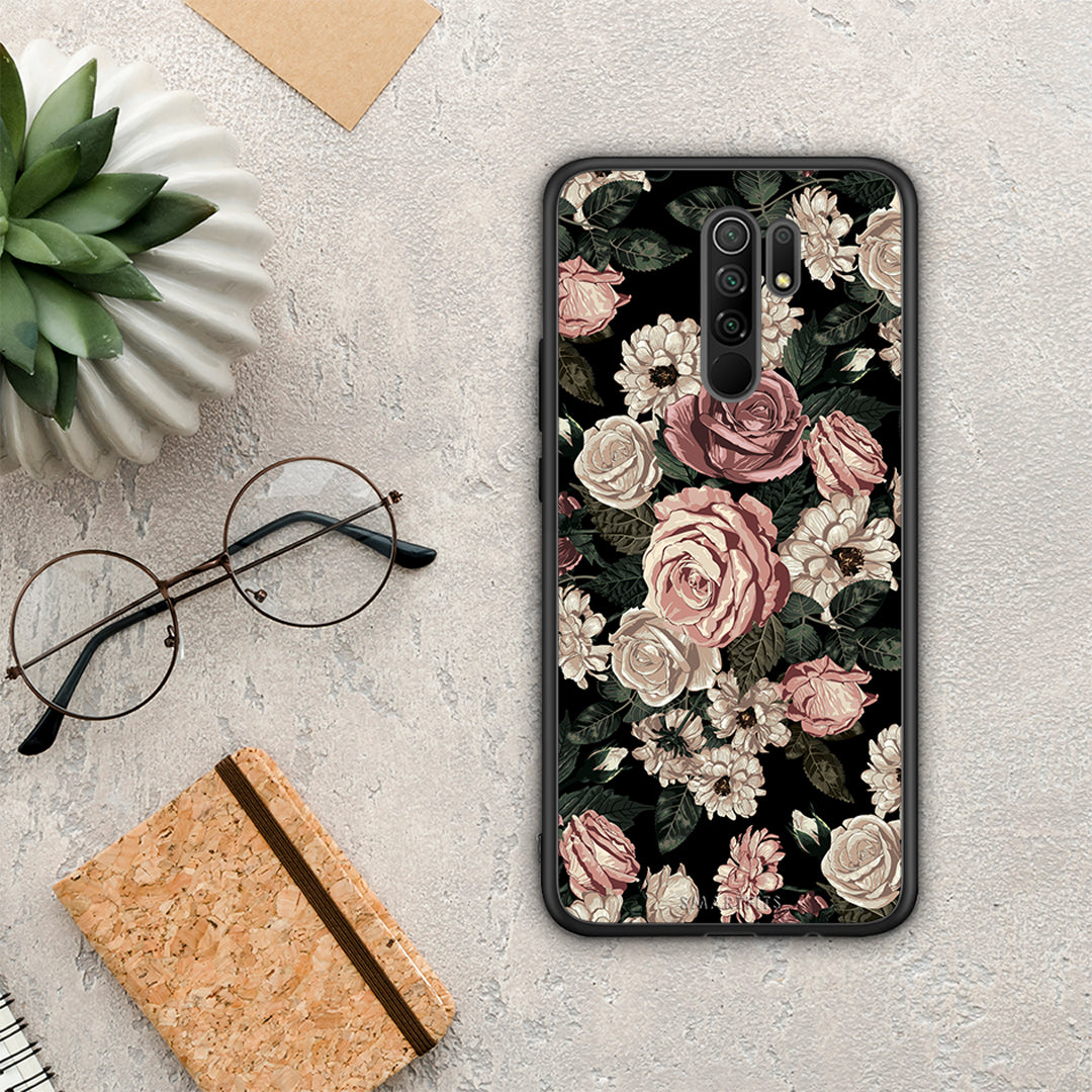 Flower Wild Roses - Xiaomi Redmi 9 / 9 Prime θήκη