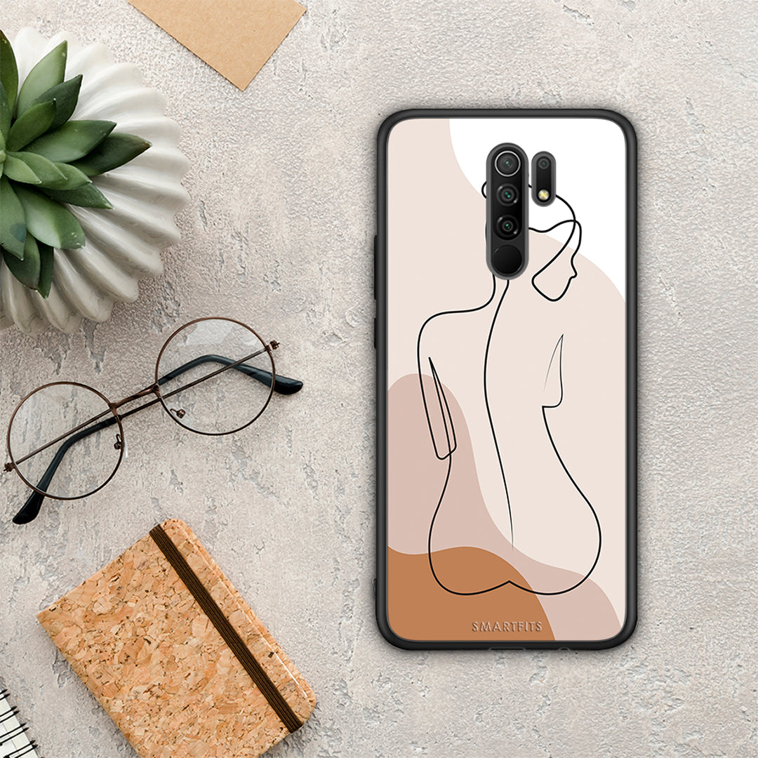 LineArt Woman - Xiaomi Redmi 9 / 9 Prime θήκη