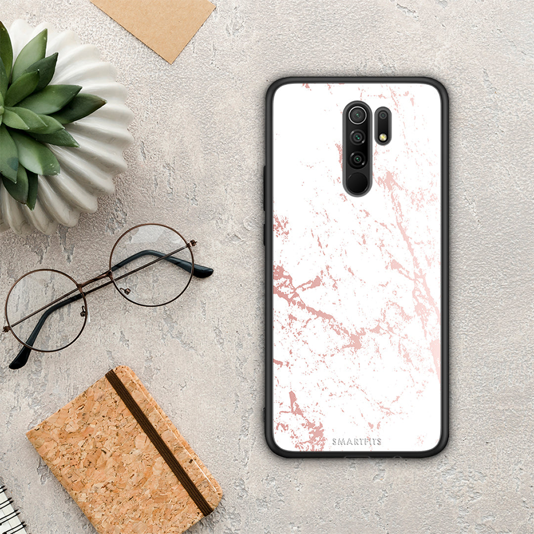 Marble Pink Splash - Xiaomi Redmi 9 / 9 Prime θήκη