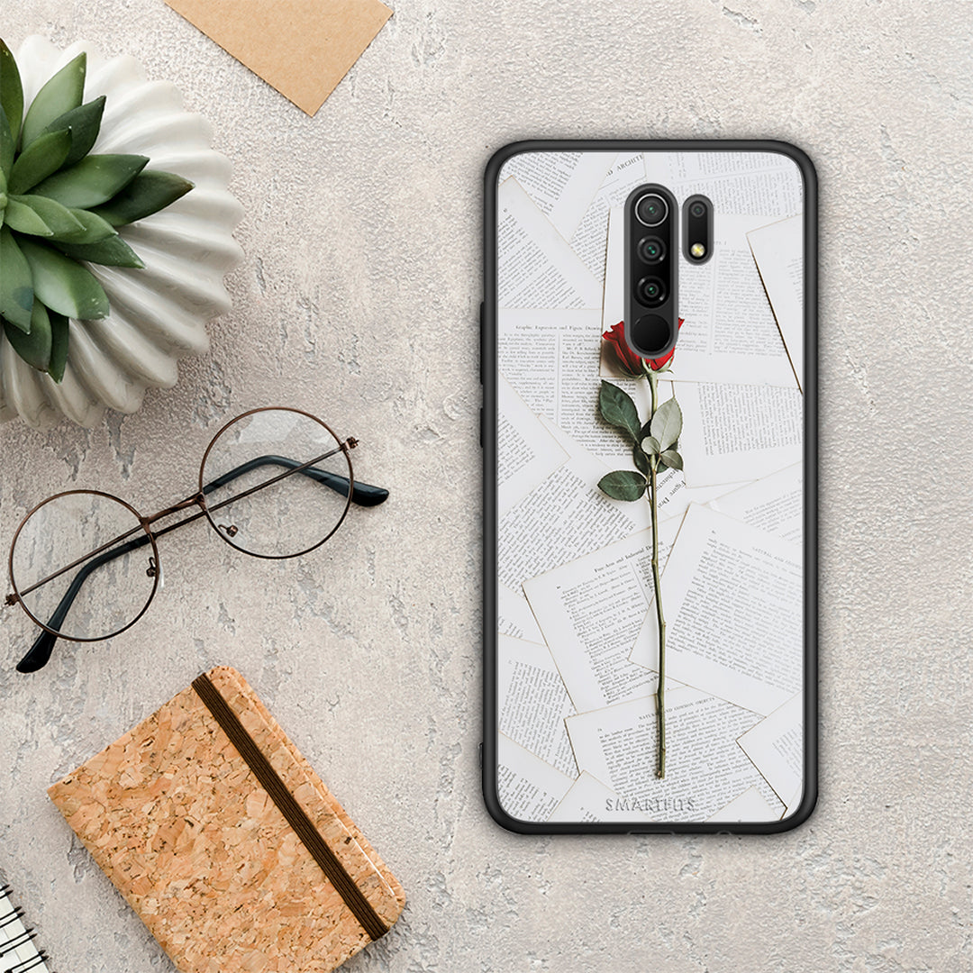 Red Rose - Xiaomi Redmi 9 / 9 Prime θήκη
