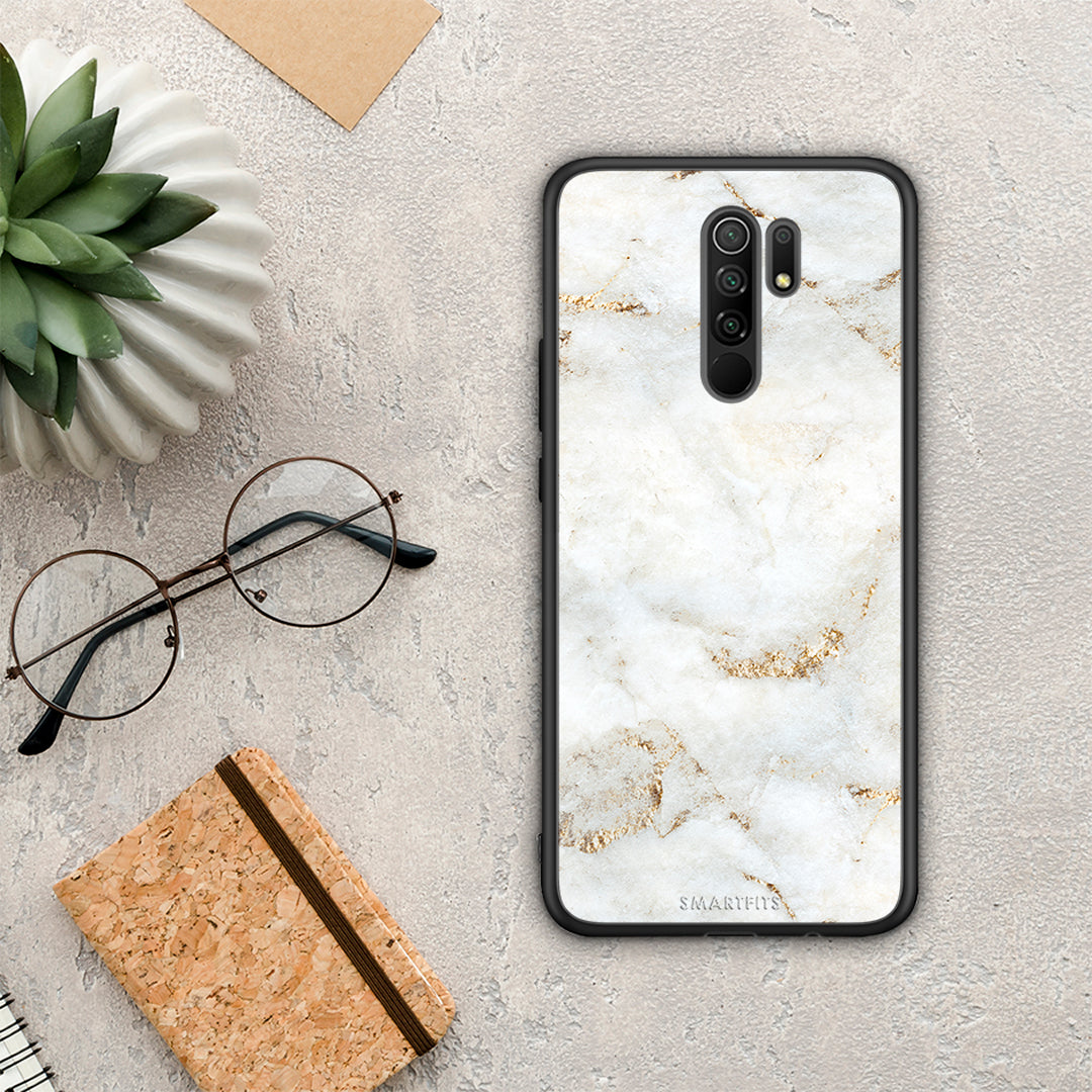 White Gold Marble - Xiaomi Redmi 9 / 9 Prime θήκη