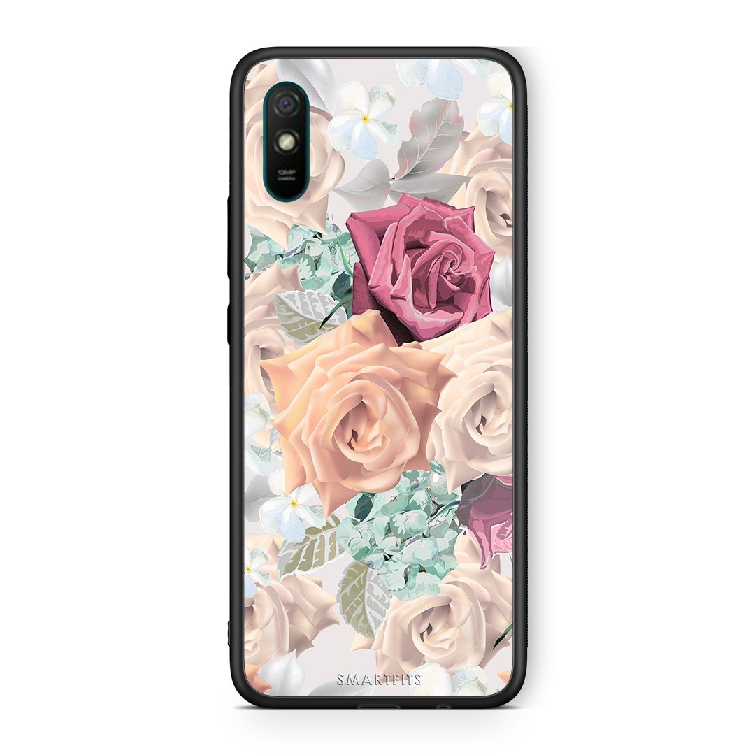 99 - Xiaomi Redmi 9A  Bouquet Floral case, cover, bumper