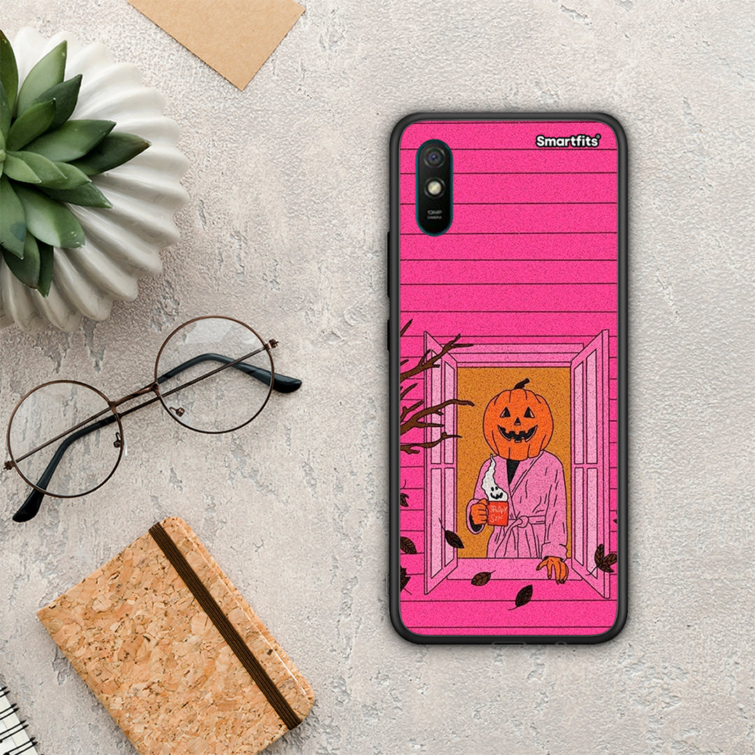 Halloween Pumpkin Lady - Xiaomi Redmi 9A / 9AT θήκη