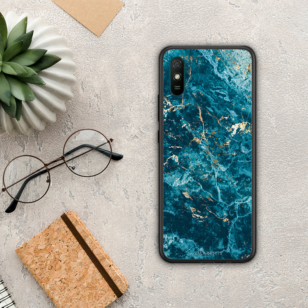 Marble Blue - Xiaomi Redmi 9A / 9AT θήκη