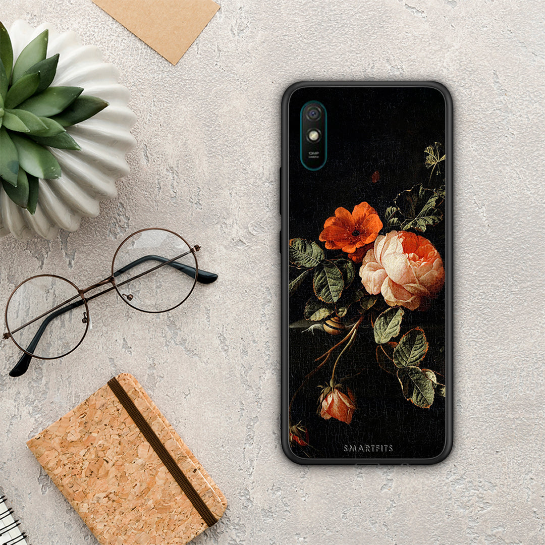 Vintage Roses - Xiaomi Redmi 9A / 9AT θήκη