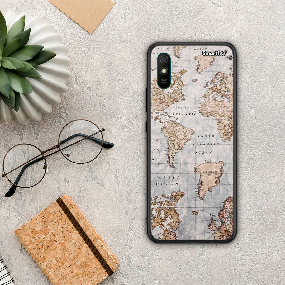 World Map - Xiaomi Redmi 9A / 9AT θήκη