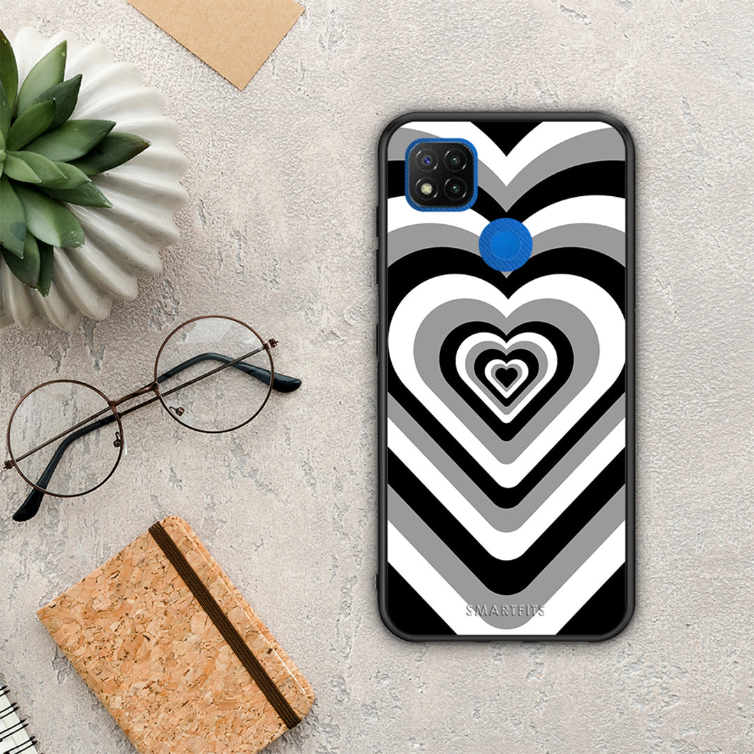 Black Hearts - Xiaomi Redmi 9C θήκη