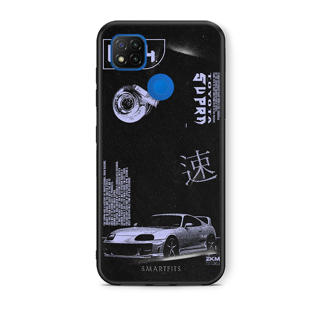 Θήκη Αγίου Βαλεντίνου Xiaomi Redmi 9C Tokyo Drift από τη Smartfits με σχέδιο στο πίσω μέρος και μαύρο περίβλημα | Xiaomi Redmi 9C Tokyo Drift case with colorful back and black bezels