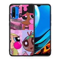 Thumbnail for Θήκη Αγίου Βαλεντίνου Xiaomi Redmi 9T Bubble Girls από τη Smartfits με σχέδιο στο πίσω μέρος και μαύρο περίβλημα | Xiaomi Redmi 9T Bubble Girls case with colorful back and black bezels