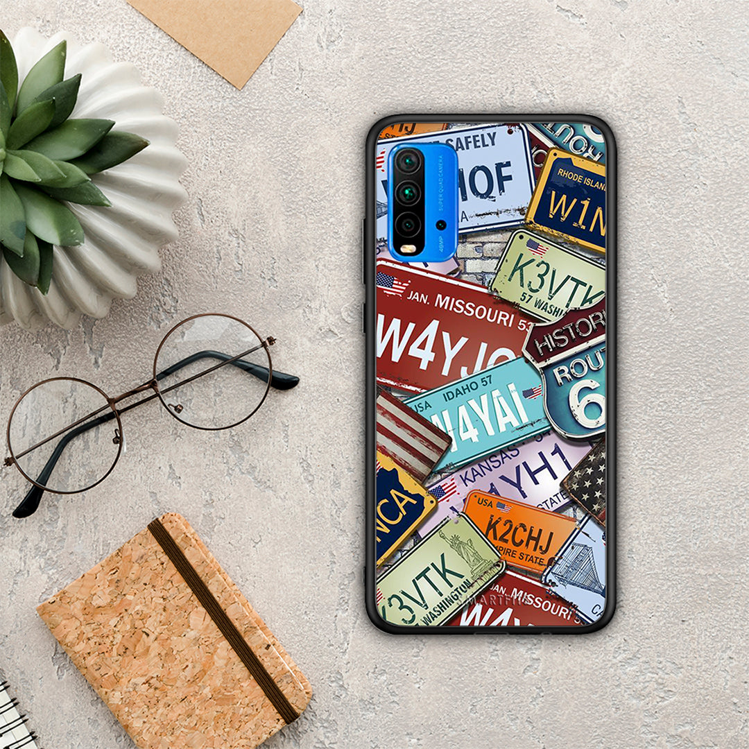 Car Plates - Xiaomi Redmi 9T θήκη