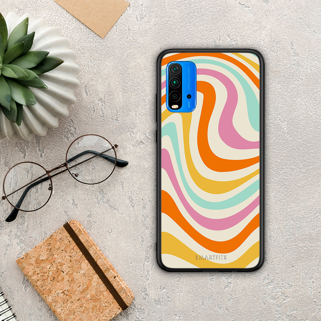 Colourful Waves - Xiaomi Poco M3 θήκη