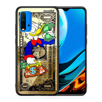 Thumbnail for Θήκη Xiaomi Redmi 9T Duck Money από τη Smartfits με σχέδιο στο πίσω μέρος και μαύρο περίβλημα | Xiaomi Redmi 9T Duck Money case with colorful back and black bezels
