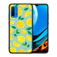 Thumbnail for Θήκη Xiaomi Poco M3 Lemons από τη Smartfits με σχέδιο στο πίσω μέρος και μαύρο περίβλημα | Xiaomi Poco M3 Lemons case with colorful back and black bezels