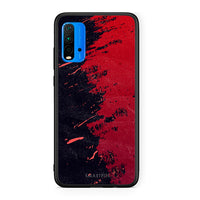 Thumbnail for Xiaomi Redmi 9T Red Paint Θήκη Αγίου Βαλεντίνου από τη Smartfits με σχέδιο στο πίσω μέρος και μαύρο περίβλημα | Smartphone case with colorful back and black bezels by Smartfits
