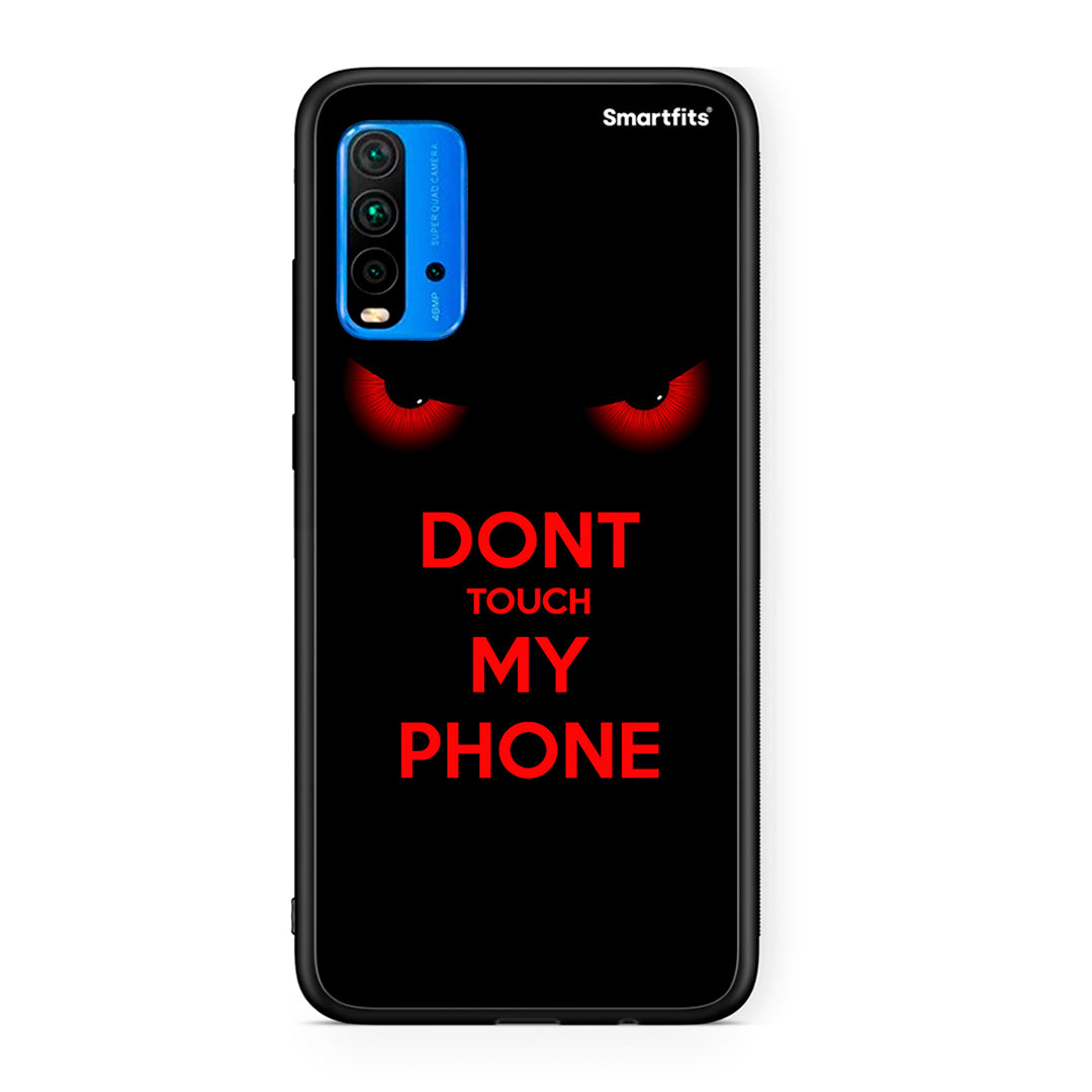 Xiaomi Poco M3 Touch My Phone Θήκη από τη Smartfits με σχέδιο στο πίσω μέρος και μαύρο περίβλημα | Smartphone case with colorful back and black bezels by Smartfits