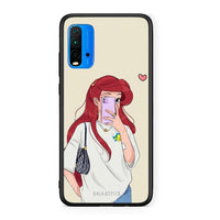 Thumbnail for Xiaomi Poco M3 Walking Mermaid Θήκη από τη Smartfits με σχέδιο στο πίσω μέρος και μαύρο περίβλημα | Smartphone case with colorful back and black bezels by Smartfits