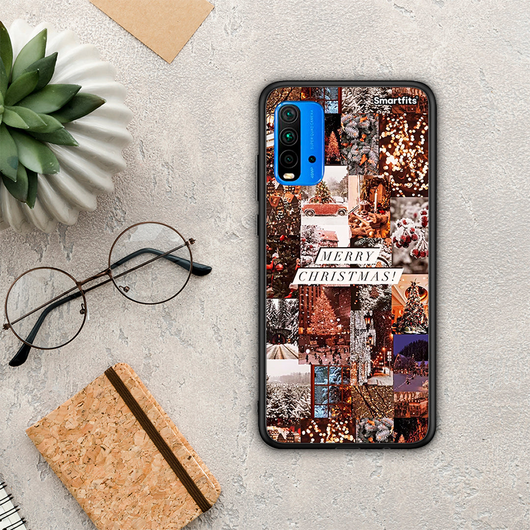 Xmas Collage - Xiaomi Redmi 9T θήκη