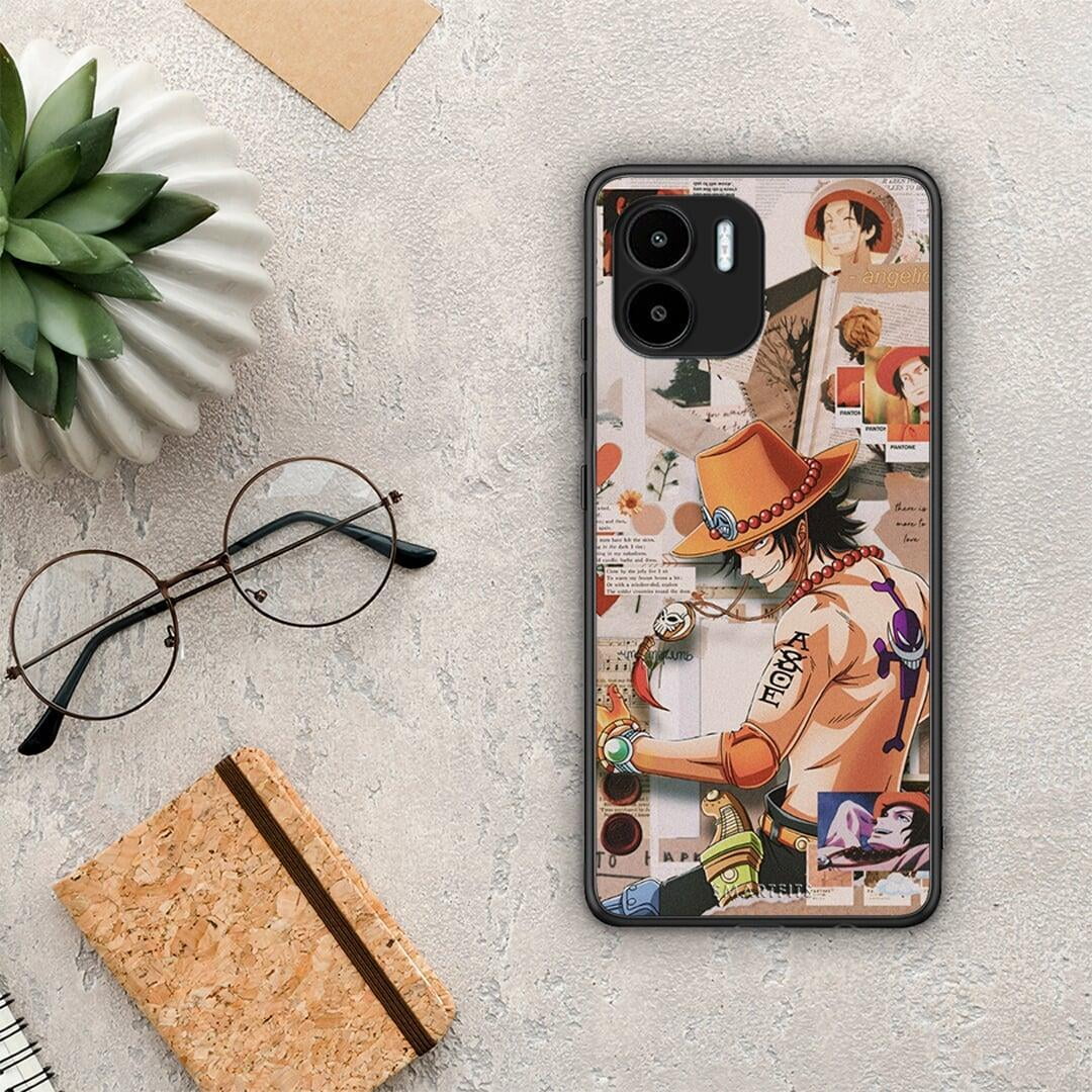 Θήκη Xiaomi Redmi A1 / A2 Anime Collage από τη Smartfits με σχέδιο στο πίσω μέρος και μαύρο περίβλημα | Xiaomi Redmi A1 / A2 Anime Collage Case with Colorful Back and Black Bezels