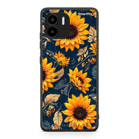 Thumbnail for Θήκη Xiaomi Redmi A1 / A2 Autumn Sunflowers από τη Smartfits με σχέδιο στο πίσω μέρος και μαύρο περίβλημα | Xiaomi Redmi A1 / A2 Autumn Sunflowers Case with Colorful Back and Black Bezels
