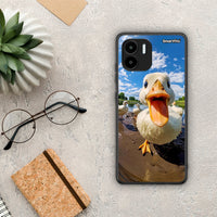 Thumbnail for Θήκη Xiaomi Redmi A1 / A2 Duck Face από τη Smartfits με σχέδιο στο πίσω μέρος και μαύρο περίβλημα | Xiaomi Redmi A1 / A2 Duck Face Case with Colorful Back and Black Bezels