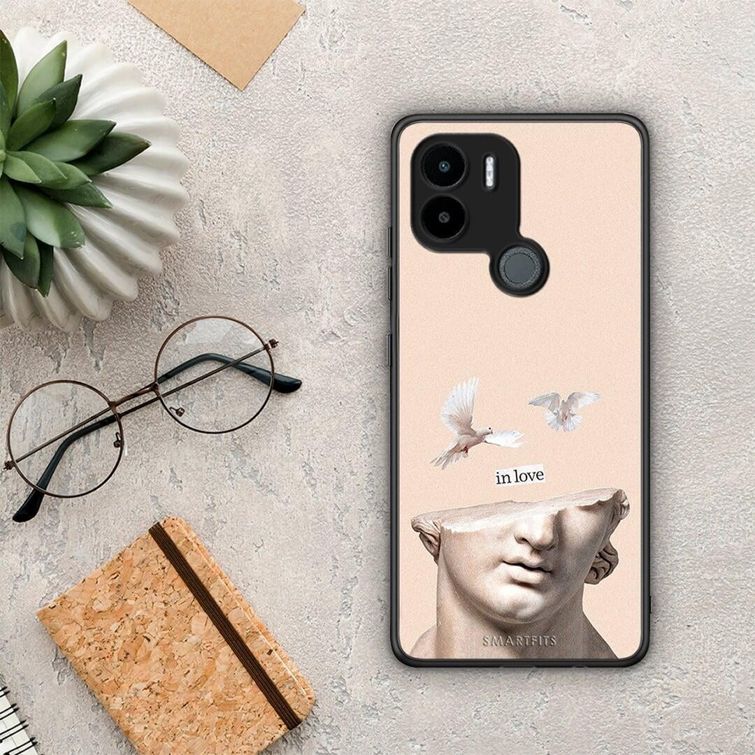 Θήκη Xiaomi Redmi A1+ / A2+ In Love από τη Smartfits με σχέδιο στο πίσω μέρος και μαύρο περίβλημα | Xiaomi Redmi A1+ / A2+ In Love Case with Colorful Back and Black Bezels