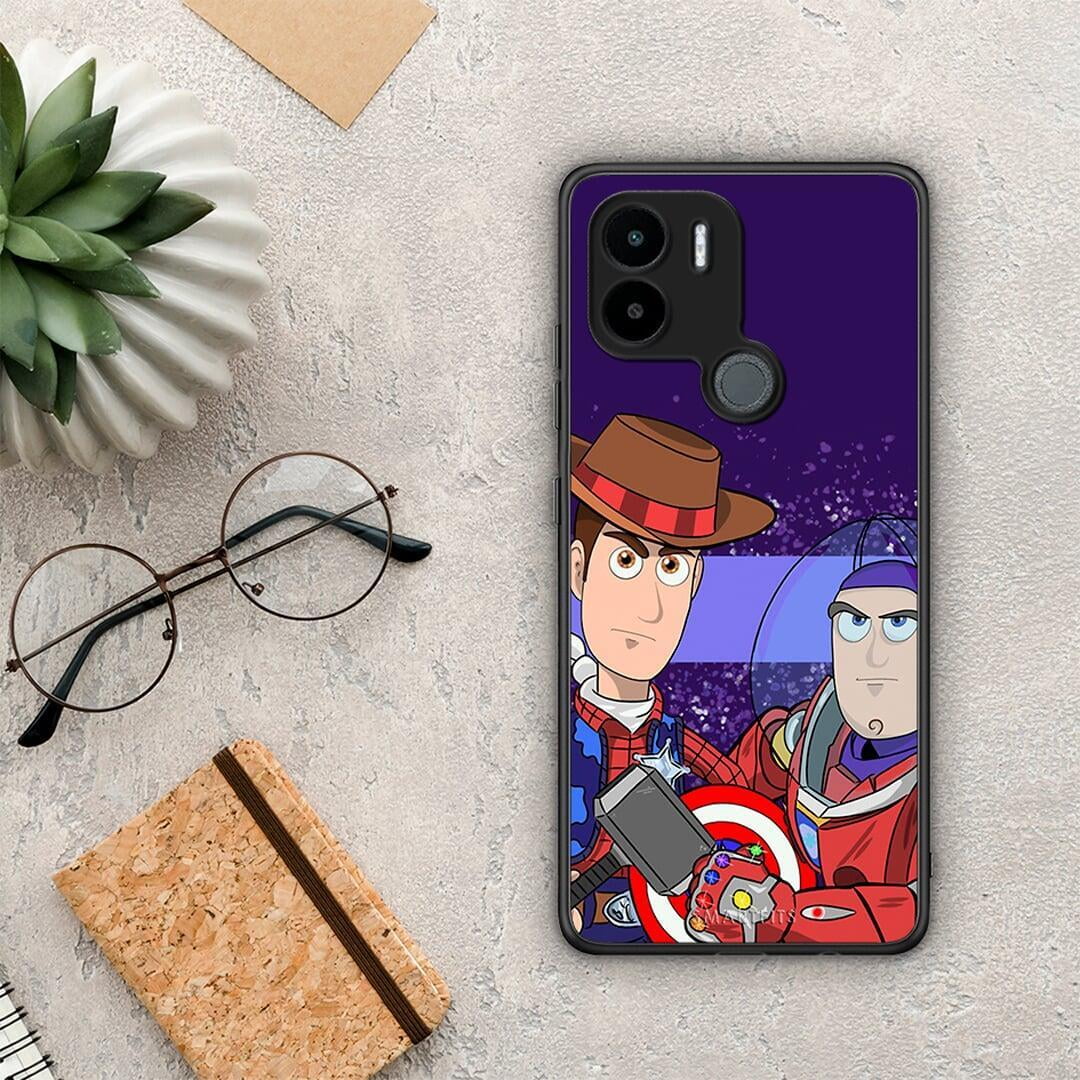 Θήκη Xiaomi Redmi A1+ / A2+ Infinity Story από τη Smartfits με σχέδιο στο πίσω μέρος και μαύρο περίβλημα | Xiaomi Redmi A1+ / A2+ Infinity Story Case with Colorful Back and Black Bezels