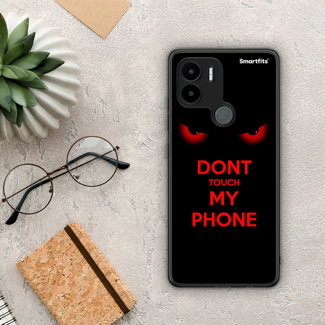 Θήκη Xiaomi Redmi A1+ / A2+ Touch My Phone από τη Smartfits με σχέδιο στο πίσω μέρος και μαύρο περίβλημα | Xiaomi Redmi A1+ / A2+ Touch My Phone Case with Colorful Back and Black Bezels