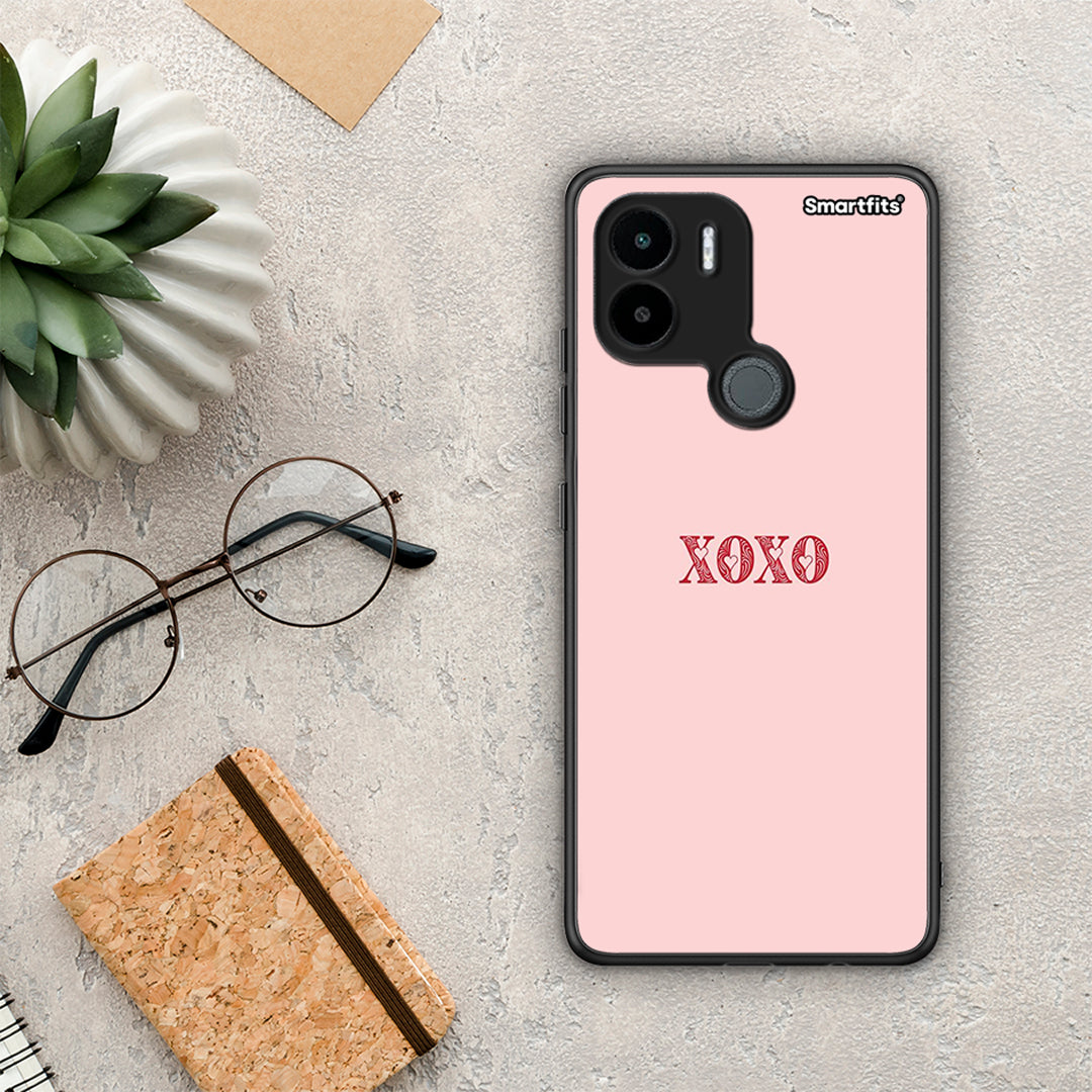 Θήκη Xiaomi Redmi A1+ / A2+ XOXO Love από τη Smartfits με σχέδιο στο πίσω μέρος και μαύρο περίβλημα | Xiaomi Redmi A1+ / A2+ XOXO Love Case with Colorful Back and Black Bezels