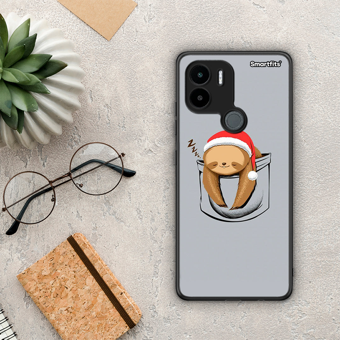 Θήκη Xiaomi Redmi A1+ / A2+ Xmas Zzzz από τη Smartfits με σχέδιο στο πίσω μέρος και μαύρο περίβλημα | Xiaomi Redmi A1+ / A2+ Xmas Zzzz Case with Colorful Back and Black Bezels