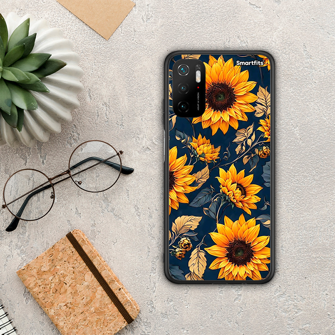 Autumn Sunflowers - Xiaomi Redmi Note 10 5G θήκη