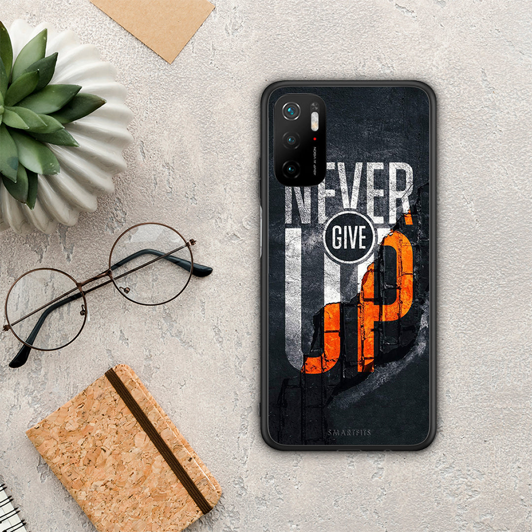 Never Give Up - Xiaomi Redmi Note 10 5G θήκη