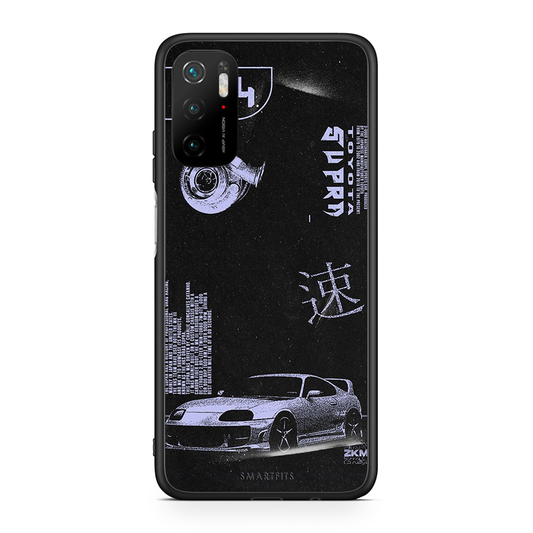 Xiaomi Redmi Note 10 5G Tokyo Drift Θήκη Αγίου Βαλεντίνου από τη Smartfits με σχέδιο στο πίσω μέρος και μαύρο περίβλημα | Smartphone case with colorful back and black bezels by Smartfits