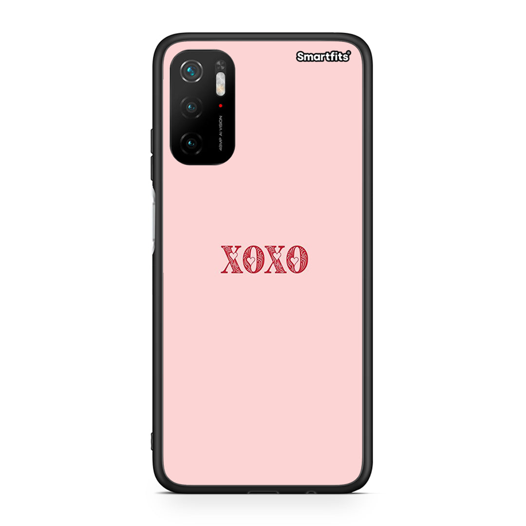 Xiaomi Redmi Note 10 5G/Poco M3 Pro XOXO Love θήκη από τη Smartfits με σχέδιο στο πίσω μέρος και μαύρο περίβλημα | Smartphone case with colorful back and black bezels by Smartfits