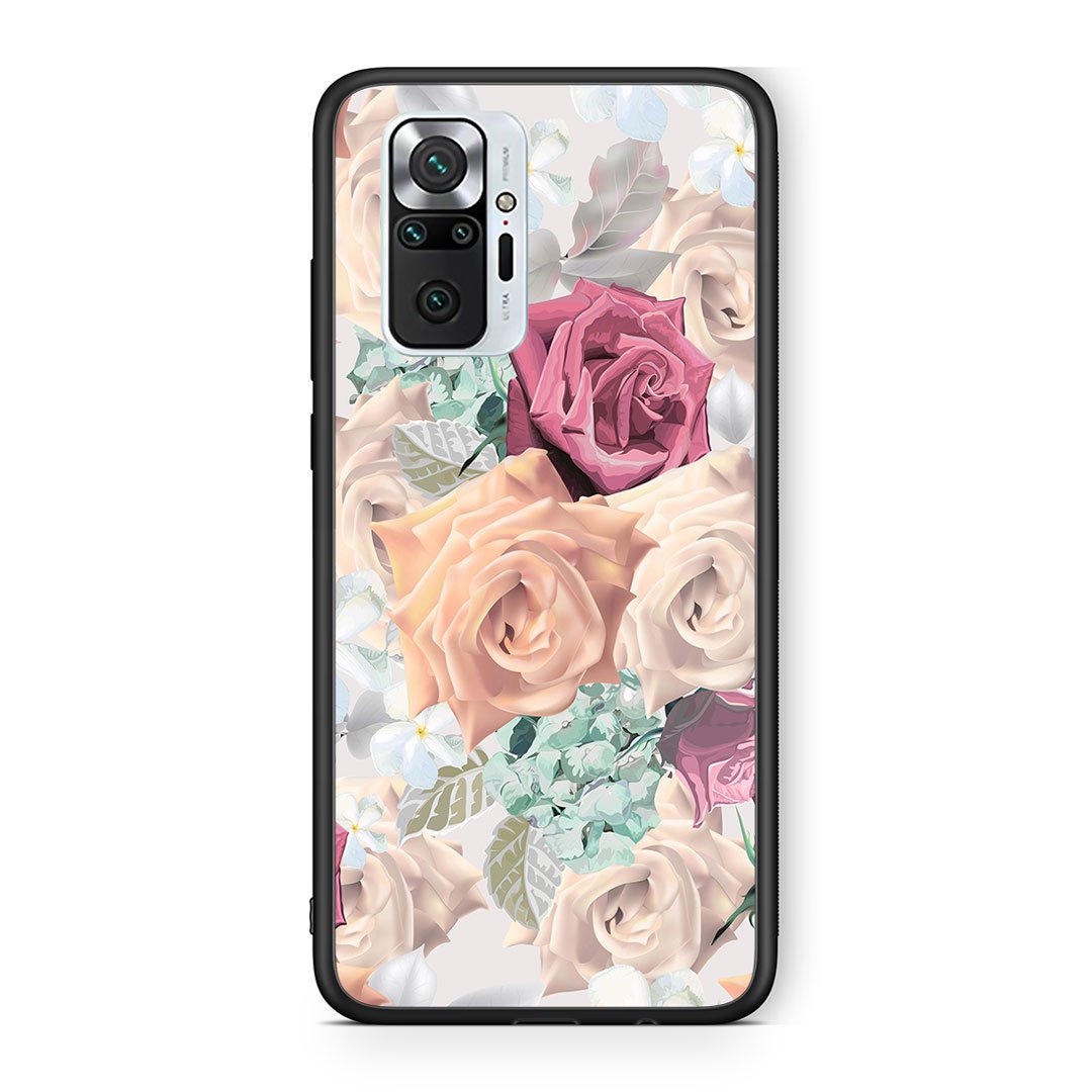 99 - Xiaomi Redmi Note 10 Pro Bouquet Floral case, cover, bumper