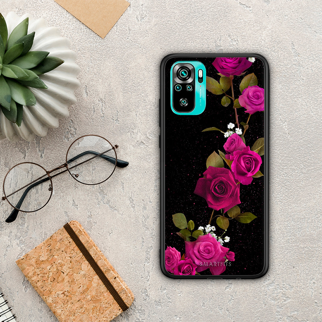 Flower Red Roses - Xiaomi Redmi Note 10S / 10 4G θήκη