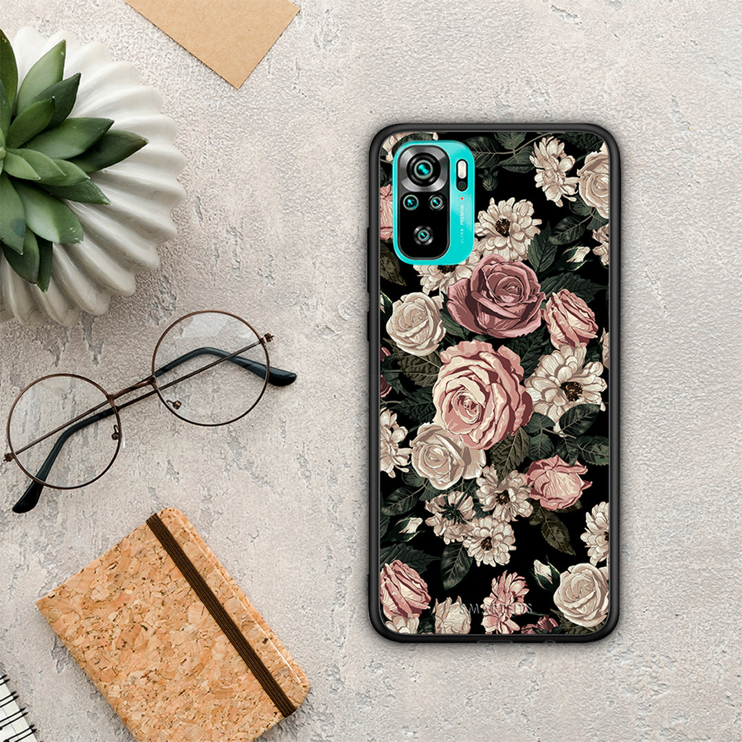 Flower Wild Roses - Xiaomi Redmi Note 10S / 10 4G θήκη