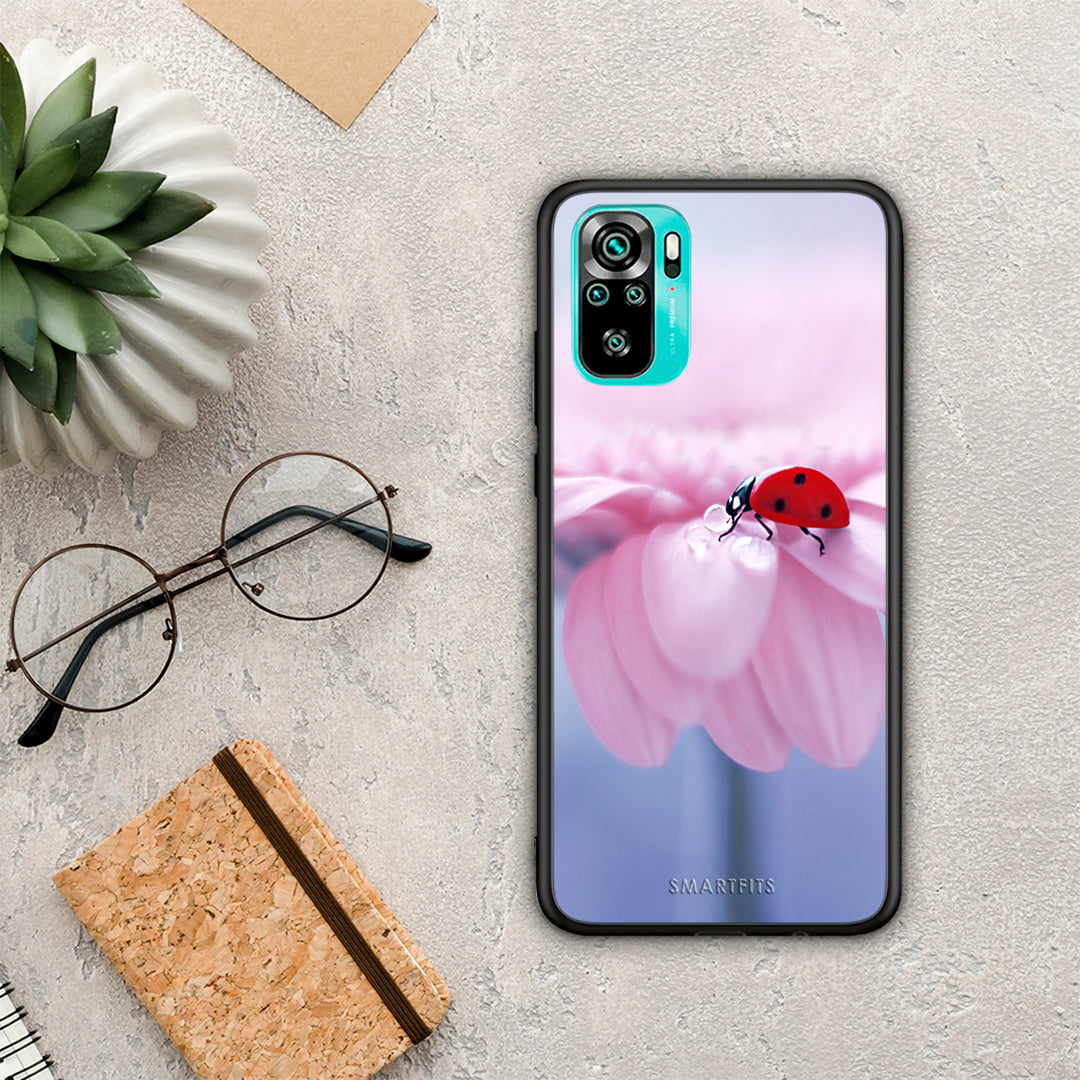 Ladybug Flower - Xiaomi Redmi Note 10S / 10 4G θήκη