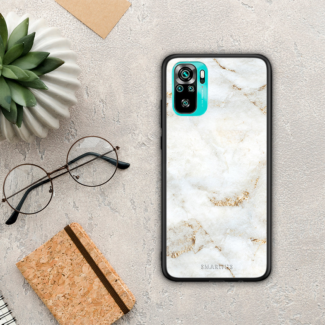 White Gold Marble - Xiaomi Redmi Note 10S / 10 4G θήκη