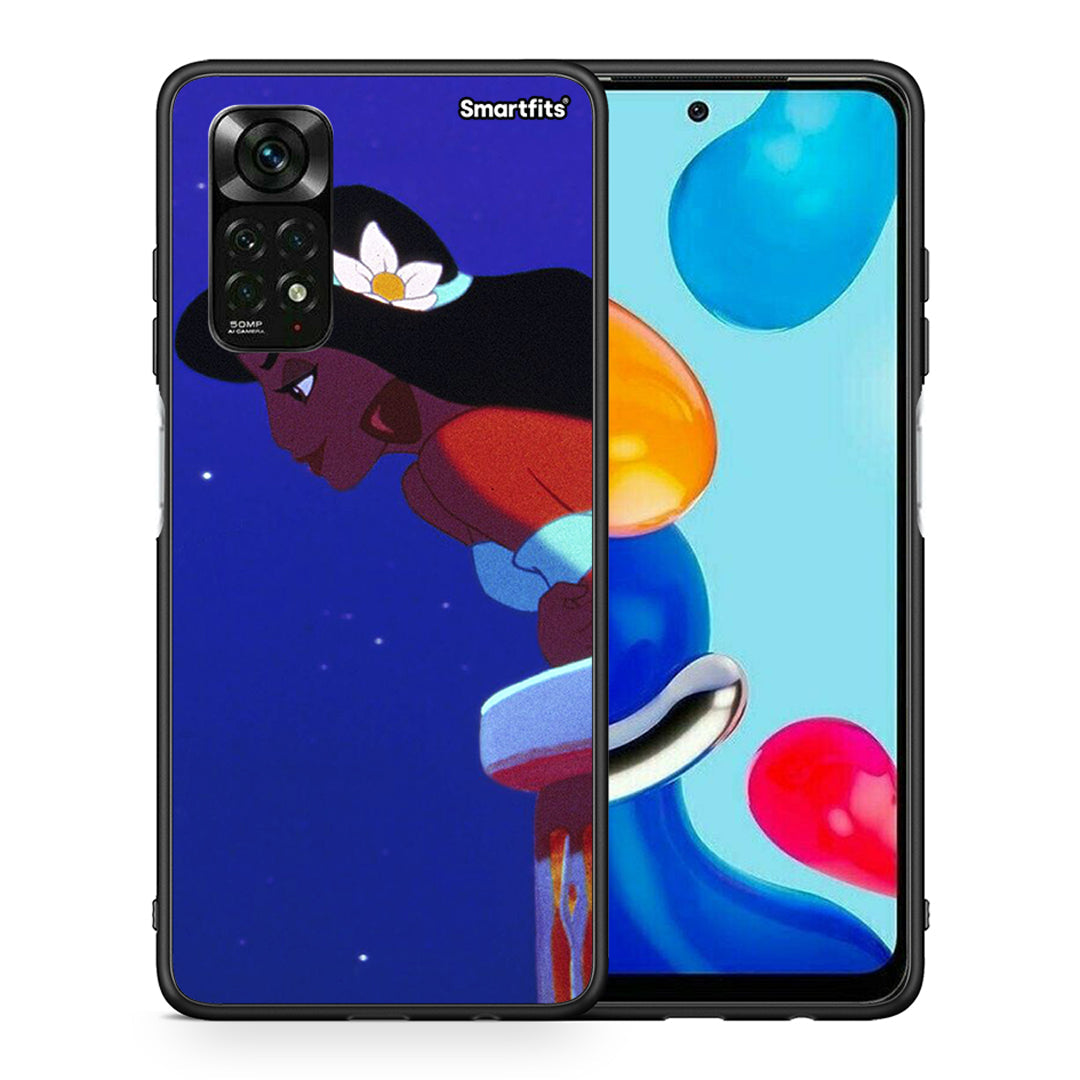 Θήκη Xiaomi Redmi Note 11 Pro 5G Alladin And Jasmine Love 2 από τη Smartfits με σχέδιο στο πίσω μέρος και μαύρο περίβλημα | Xiaomi Redmi Note 11 Pro 5G Alladin And Jasmine Love 2 case with colorful back and black bezels