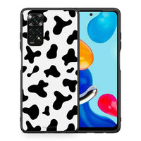 Thumbnail for Θήκη Xiaomi Redmi Note 12 Pro 4G Cow Print από τη Smartfits με σχέδιο στο πίσω μέρος και μαύρο περίβλημα | Xiaomi Redmi Note 12 Pro 4G Cow Print case with colorful back and black bezels