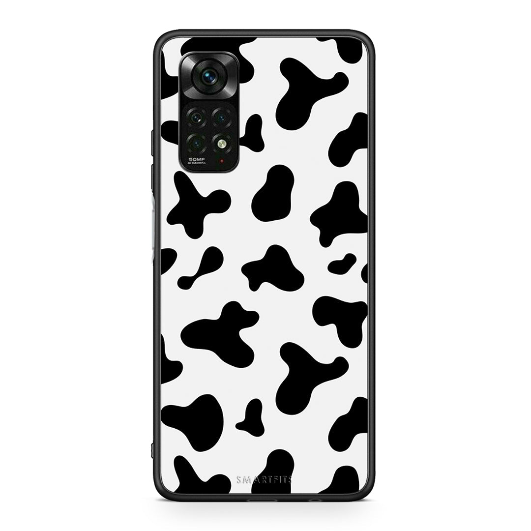 Xiaomi Redmi Note 11 Pro 5G Cow Print θήκη από τη Smartfits με σχέδιο στο πίσω μέρος και μαύρο περίβλημα | Smartphone case with colorful back and black bezels by Smartfits