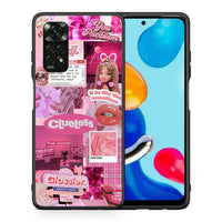 Thumbnail for Θήκη Αγίου Βαλεντίνου Xiaomi Redmi Note 11 Pro 5G Pink Love από τη Smartfits με σχέδιο στο πίσω μέρος και μαύρο περίβλημα | Xiaomi Redmi Note 11 Pro 5G Pink Love case with colorful back and black bezels