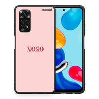 Thumbnail for Θήκη Xiaomi Redmi Note 11 Pro 5G XOXO Love από τη Smartfits με σχέδιο στο πίσω μέρος και μαύρο περίβλημα | Xiaomi Redmi Note 11 Pro 5G XOXO Love case with colorful back and black bezels