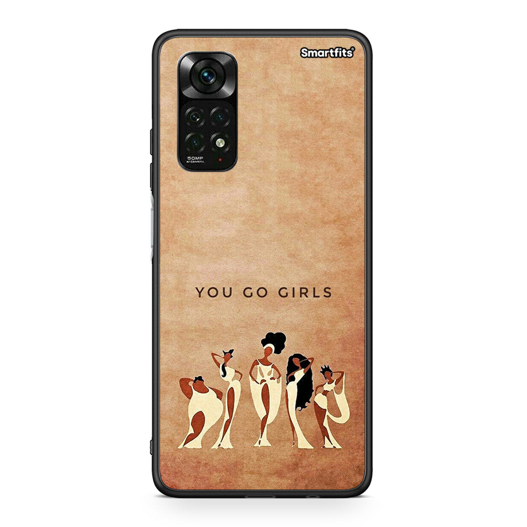 Xiaomi Redmi Note 11 Pro 5G You Go Girl θήκη από τη Smartfits με σχέδιο στο πίσω μέρος και μαύρο περίβλημα | Smartphone case with colorful back and black bezels by Smartfits