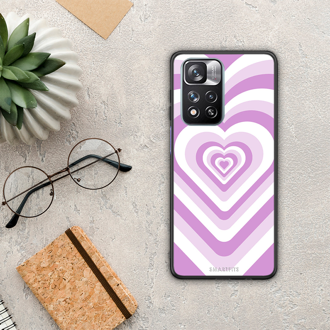 Lilac Hearts - Xiaomi Redmi Note 11 Pro+ 5G θήκη