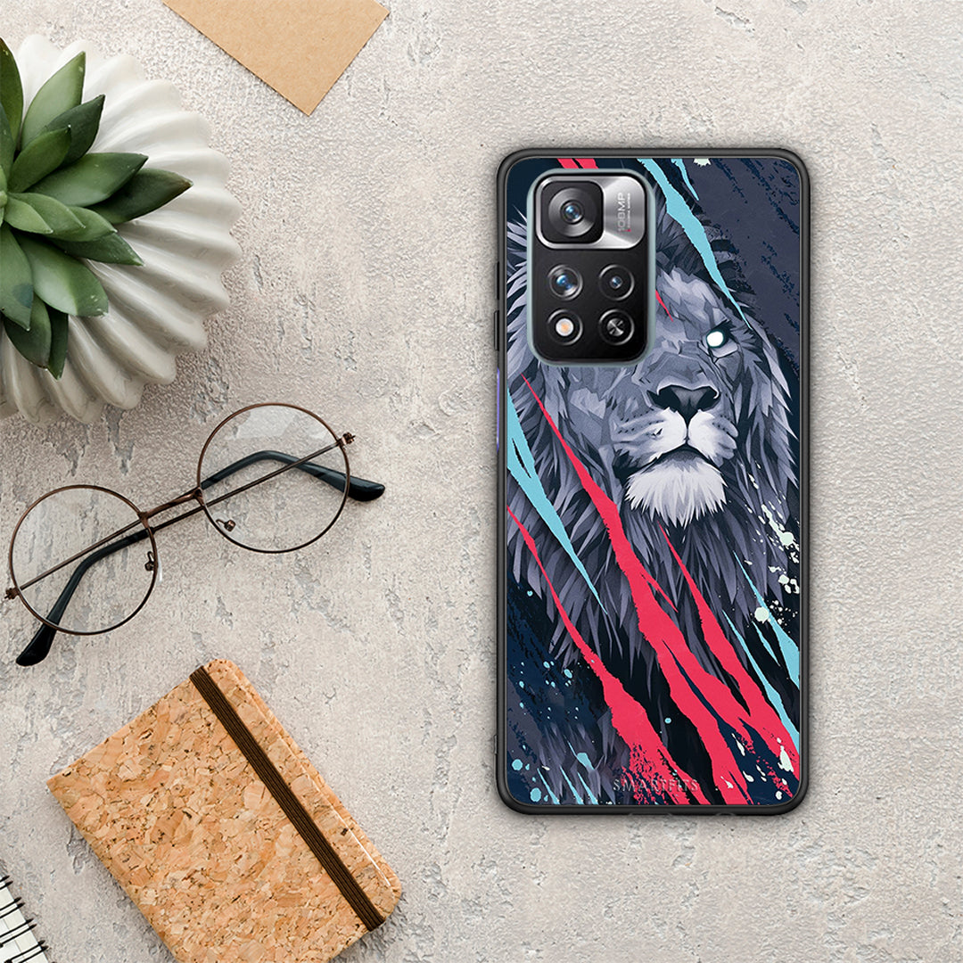 PopArt Lion Designer - Xiaomi Redmi Note 11 Pro+ 5G θήκη