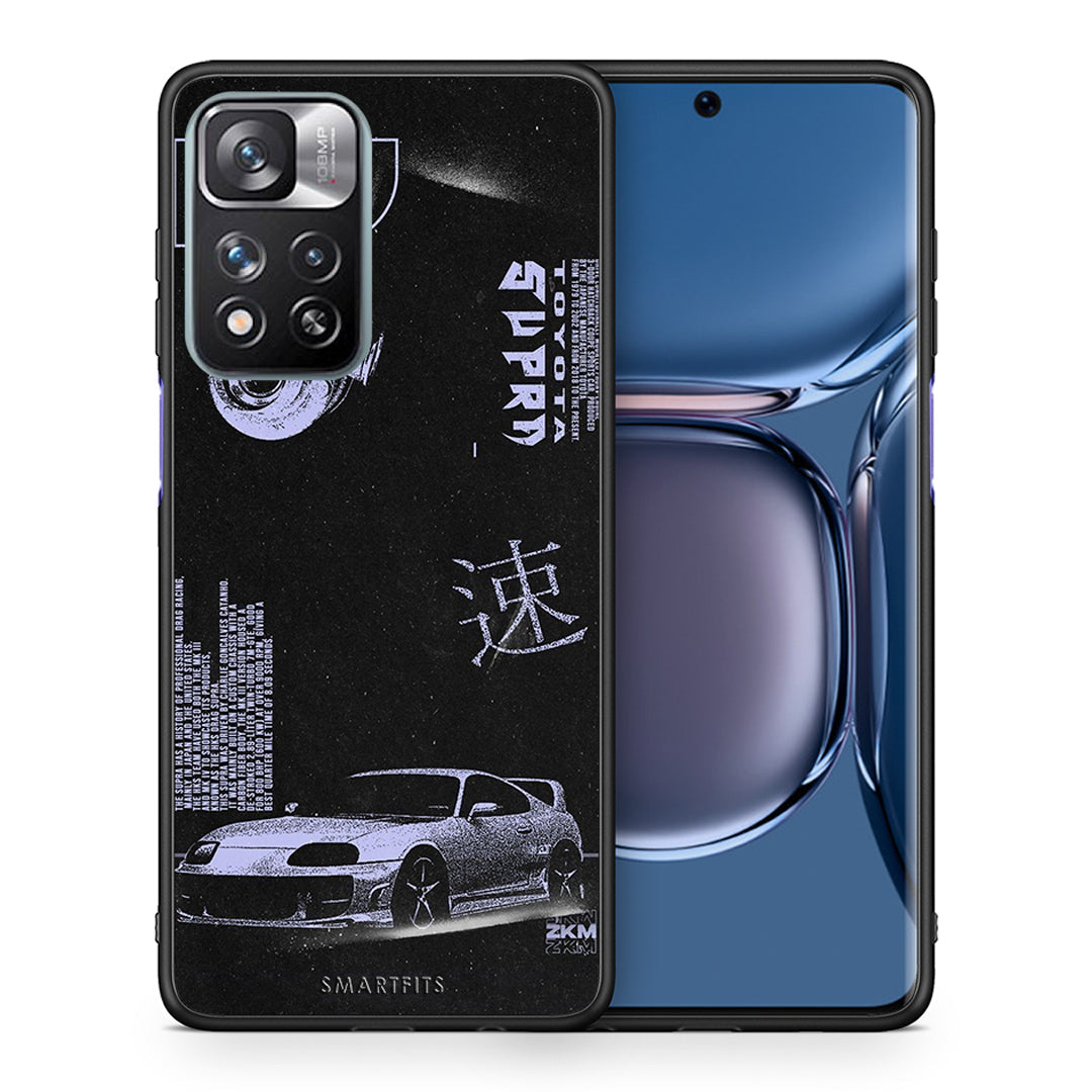 Θήκη Αγίου Βαλεντίνου Xiaomi Redmi Note 11 Pro / 11 Pro+ Tokyo Drift από τη Smartfits με σχέδιο στο πίσω μέρος και μαύρο περίβλημα | Xiaomi Redmi Note 11 Pro / 11 Pro+ Tokyo Drift case with colorful back and black bezels