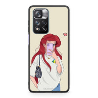 Thumbnail for Xiaomi Redmi Note 11 Pro / 11 Pro+ Walking Mermaid Θήκη από τη Smartfits με σχέδιο στο πίσω μέρος και μαύρο περίβλημα | Smartphone case with colorful back and black bezels by Smartfits