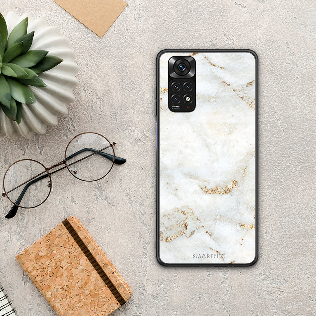 White Gold Marble - Xiaomi Redmi Note 11 4G / 11S 4G θήκη